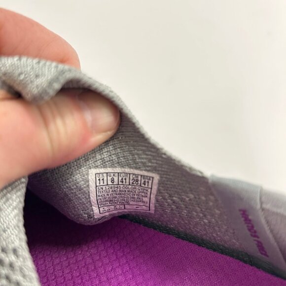 Skechers Max Cushioning Arch Fit 2.0 Slip-ins Sneakers Gray Pink Orange size 11 - Picture 8 of 8